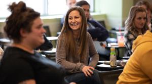 Students in the classroom.