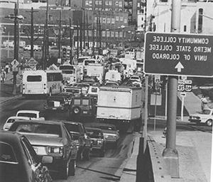 Traffic on Lawrence street